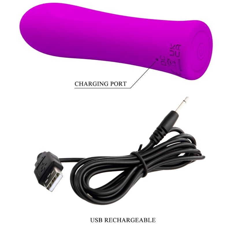 PRETTY LOVE - Alfreda Super Power Vibrator Violet