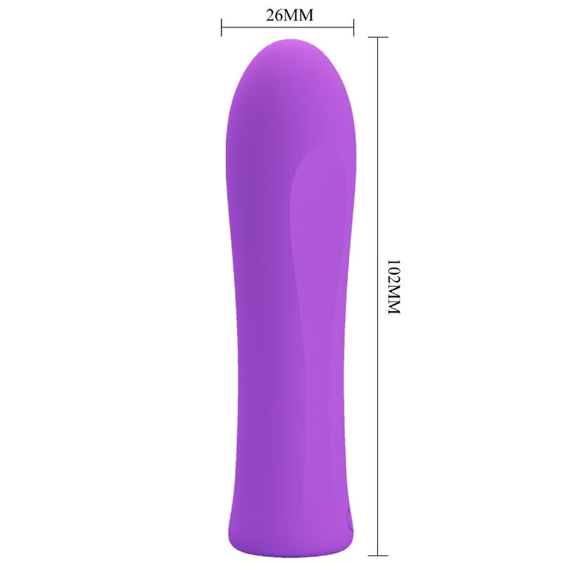 PRETTY LOVE - Alfreda Super Power Vibrator Aqua Paars