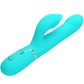 PRETTY LOVE - Rabbit Vibrator Pearls Aqua Groen