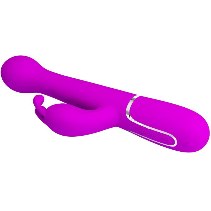 PRETTY LOVE - Dejon Rabbit Vibrator 3 In 1 Multifunction Violet