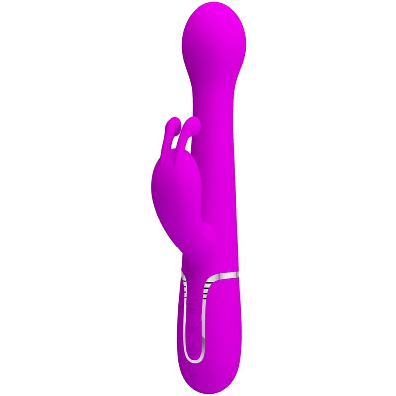 PRETTY LOVE - Dejon Rabbit Vibrator 3 In 1 Multifunction Violet