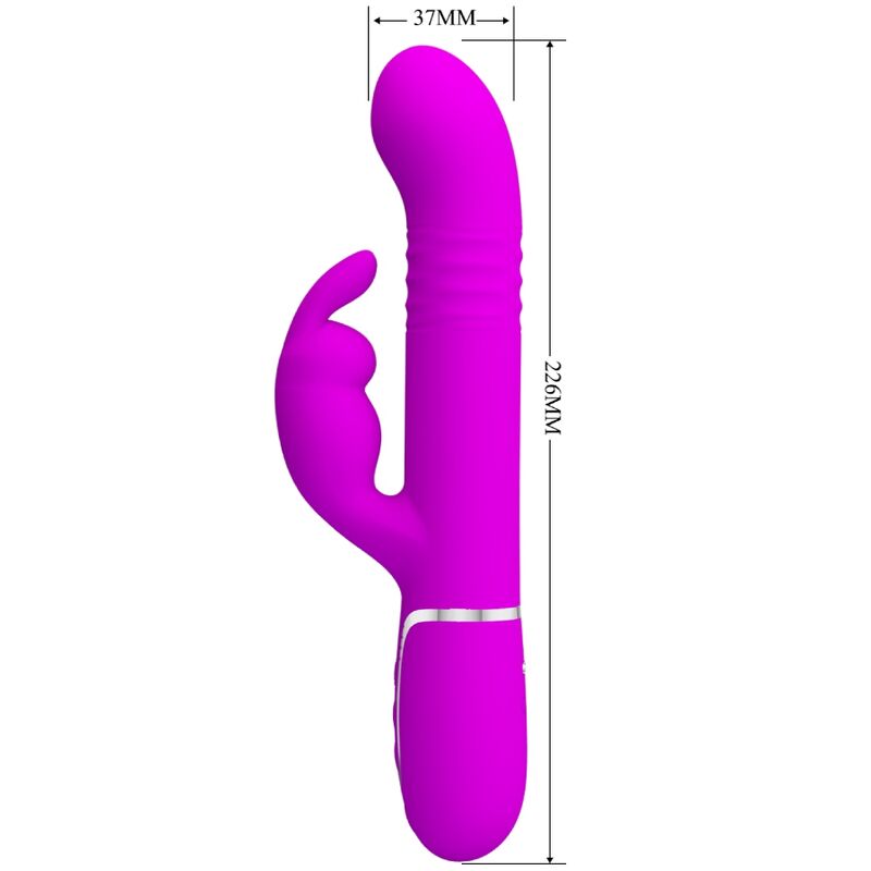 PRETTY LOVE - Coale Rabbit Vibrator Pearls Violet