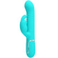 PRETTY LOVE - Coale Rabbit Vibrator Pearls Aqua Groen