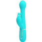 PRETTY LOVE - Dejon Rabbit Vibrator 3 In 1 Multifunction Aqua Groen