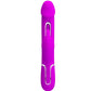 PRETTY LOVE - Kampas Rabbit 3 In 1 Multifunction Vibrator With Tongue Fuchsia