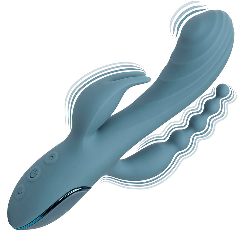 CalExotics - Triple Ecstasy Vibrator Grijs