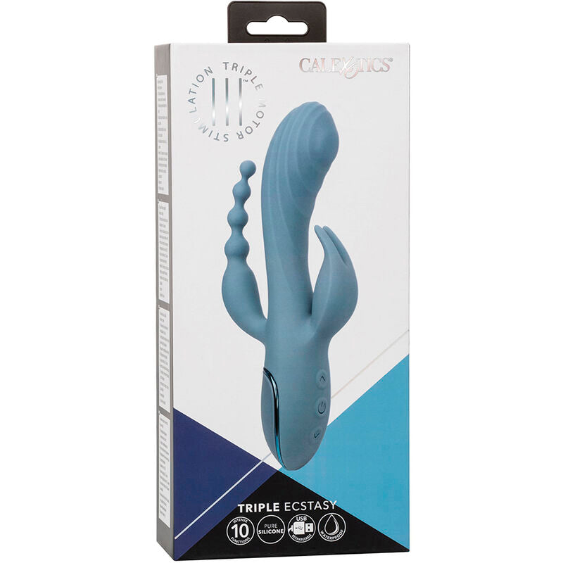 CalExotics - Triple Ecstasy Vibrator Grijs