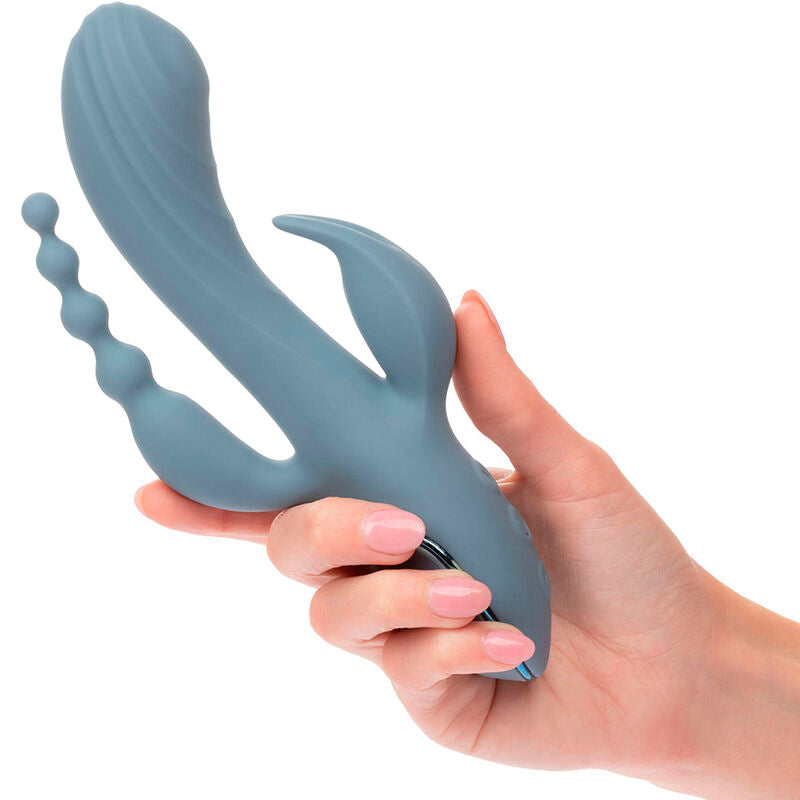 CalExotics - Triple Ecstasy Vibrator Grijs