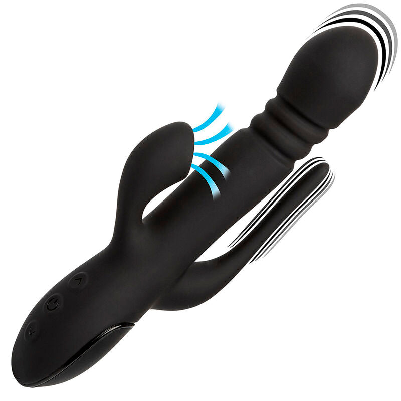 CalExotics - Euphoria Drievoudige Vibrator Zwart