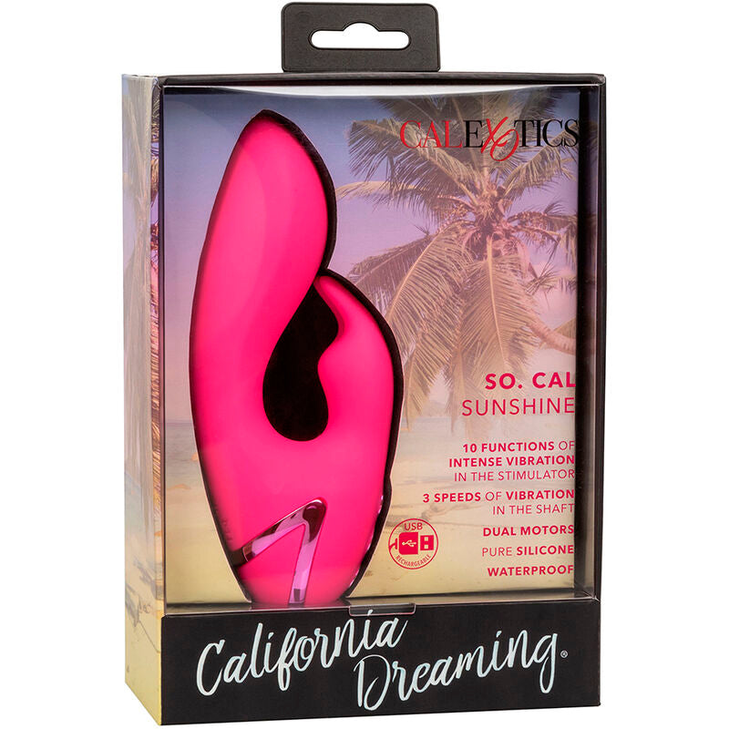 CalExotics - So. Cal Sunshine Vibrator Rabbit Fuchsia By California Dreaming