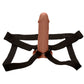 CalExotics - Performance Maxx Realistische Verlenging Met Harnas Donkere Huid