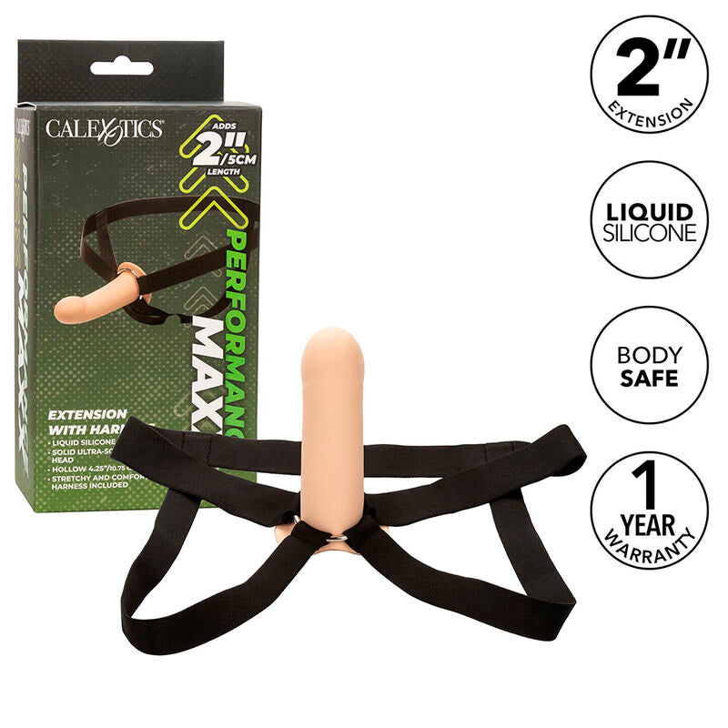 CalExotics - Performance Maxx Extension Met Harnas Light Skin