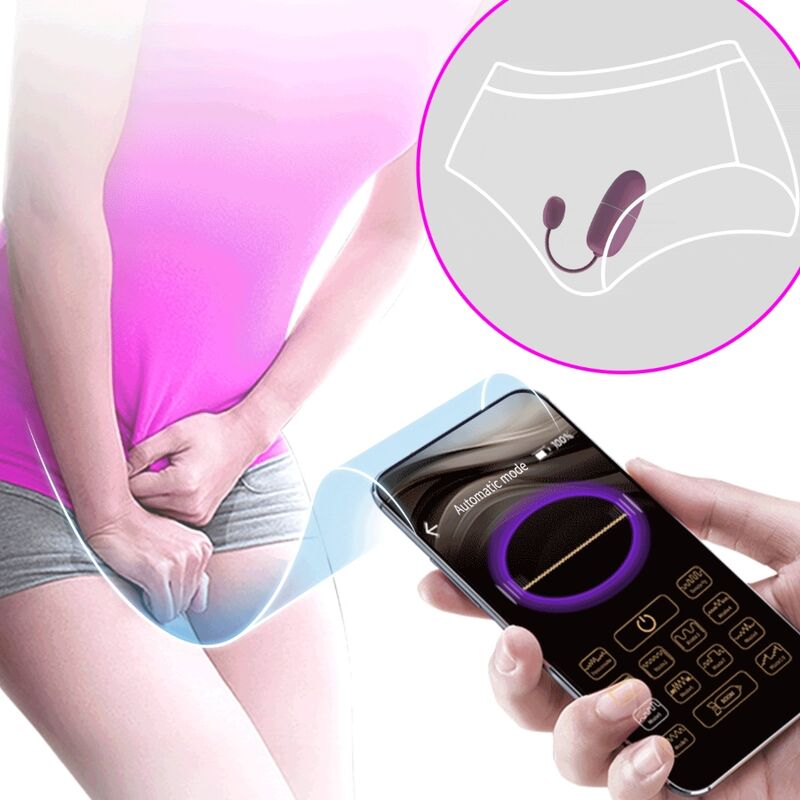 PRETTY LOVE - Nymph Vibrating Egg APP Controlled Lila