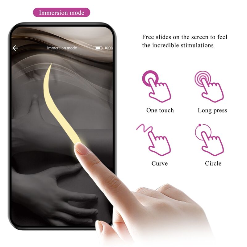 PRETTY LOVE - Nymph Vibrating Egg APP Controlled Lila