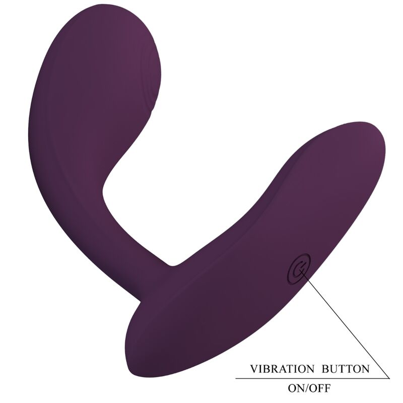 PRETTY LOVE - Baird G-Spot 12 Vibrations Rechargeable Lila APP