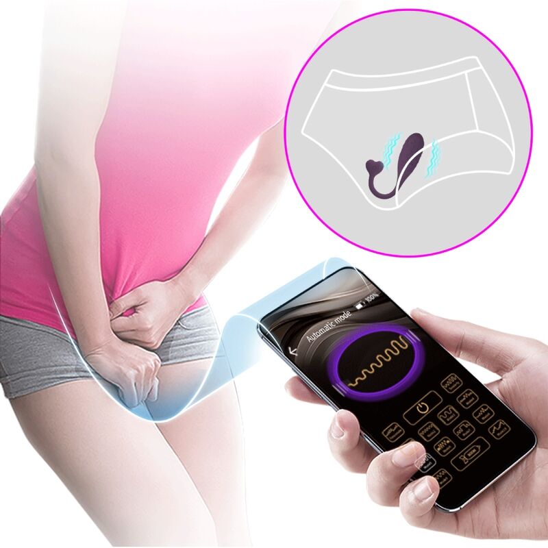 PRETTY LOVE - Fisherman APP Controlled  Vibrating Egg Lila