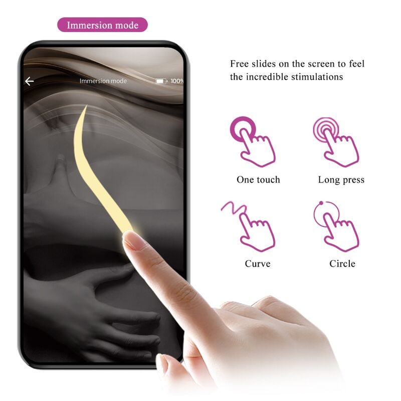PRETTY LOVE - Fisherman APP Controlled  Vibrating Egg Lila