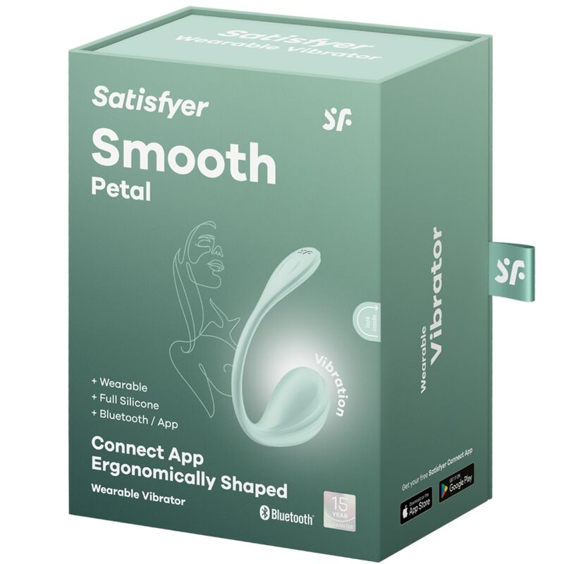 Satisfyer - Smooth Petal G-Point Stimulator Water Green Free APP