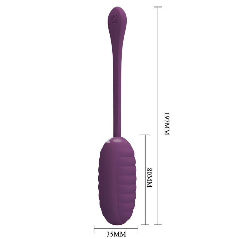PRETTY LOVE - Casper Paars Oplaadbaar Vibrating Egg