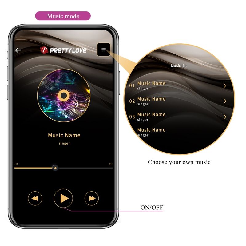 PRETTY LOVE - Casper Paars Oplaadbaar Vibrating Egg