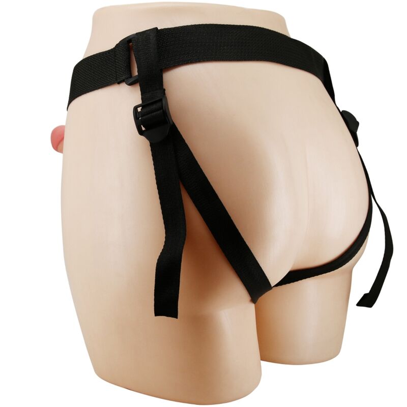 PRETTY LOVE - Mavis Harness Universal Briefs With Dildo 19 Cm Natural