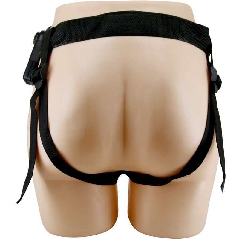 PRETTY LOVE - Marion Harness Universal Briefs With Vibration Dildo 19 Cm Brown