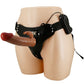 PRETTY LOVE - Marion Harness Universal Briefs With Vibration Dildo 19 Cm Brown