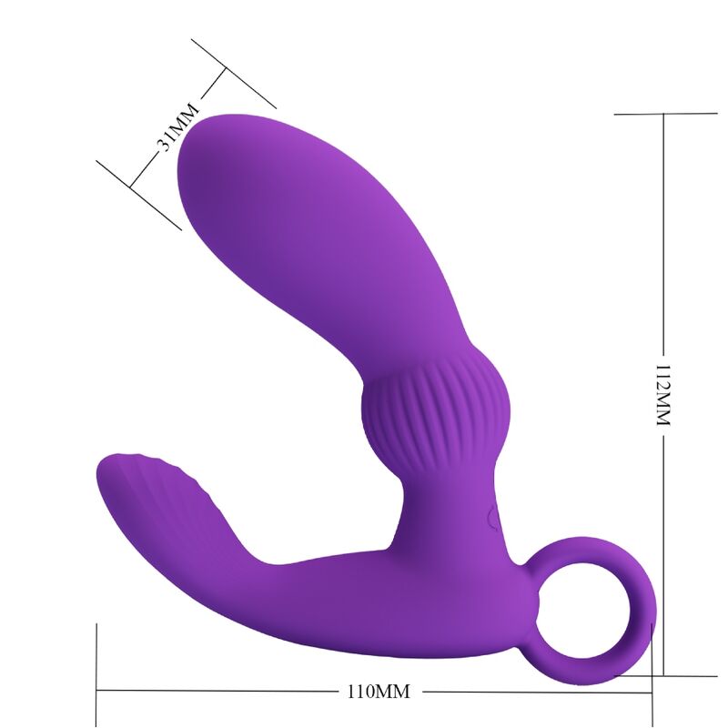 PRETTY LOVE - Cayla Anal Vibrator Massager Lila