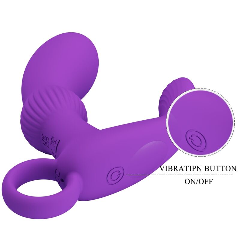 PRETTY LOVE - Cayla Anal Vibrator Massager Lila