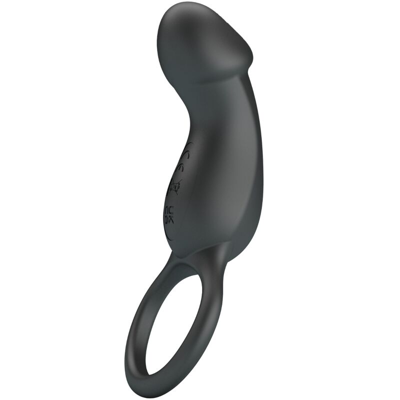 PRETTY LOVE - Trae Ring & Vibrator Zwart