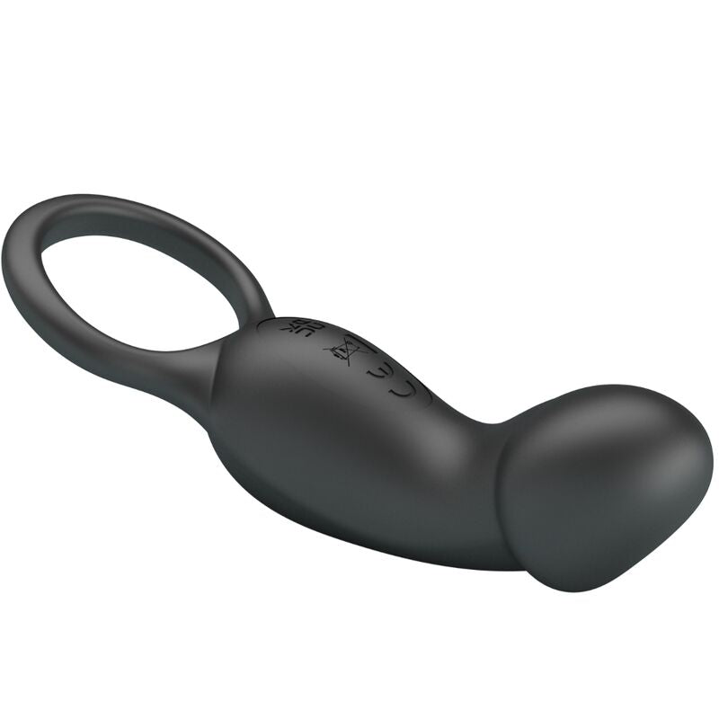 PRETTY LOVE - Trae Ring & Vibrator Zwart