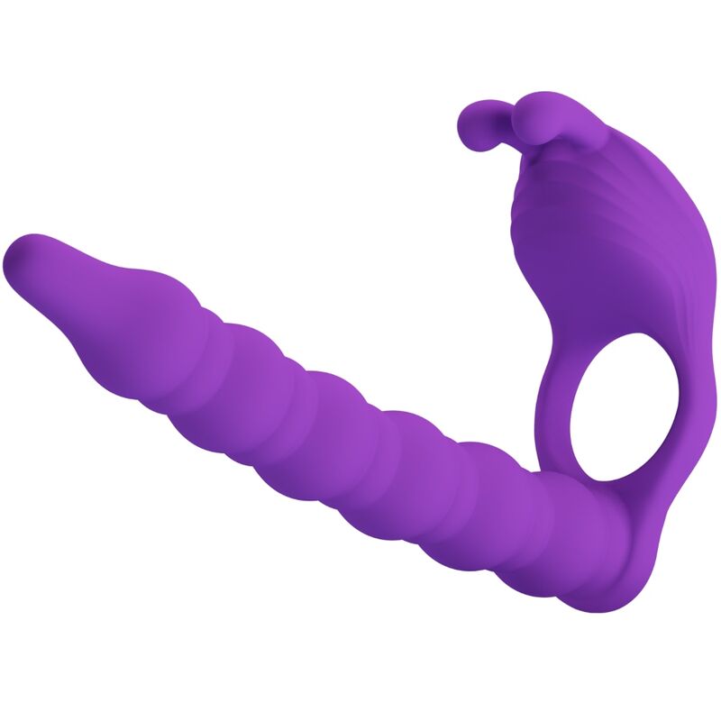 PRETTY LOVE - Blackney Penis Ring With Lila Vibrator Plug