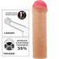 PRETTY LOVE - Nile Penis Extender Cover Flesh