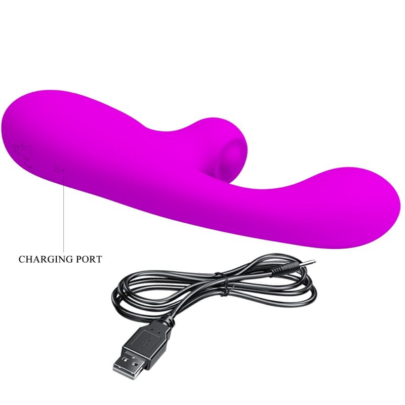 PRETTY LOVE - Skylar Purple Stimulator Vibrator