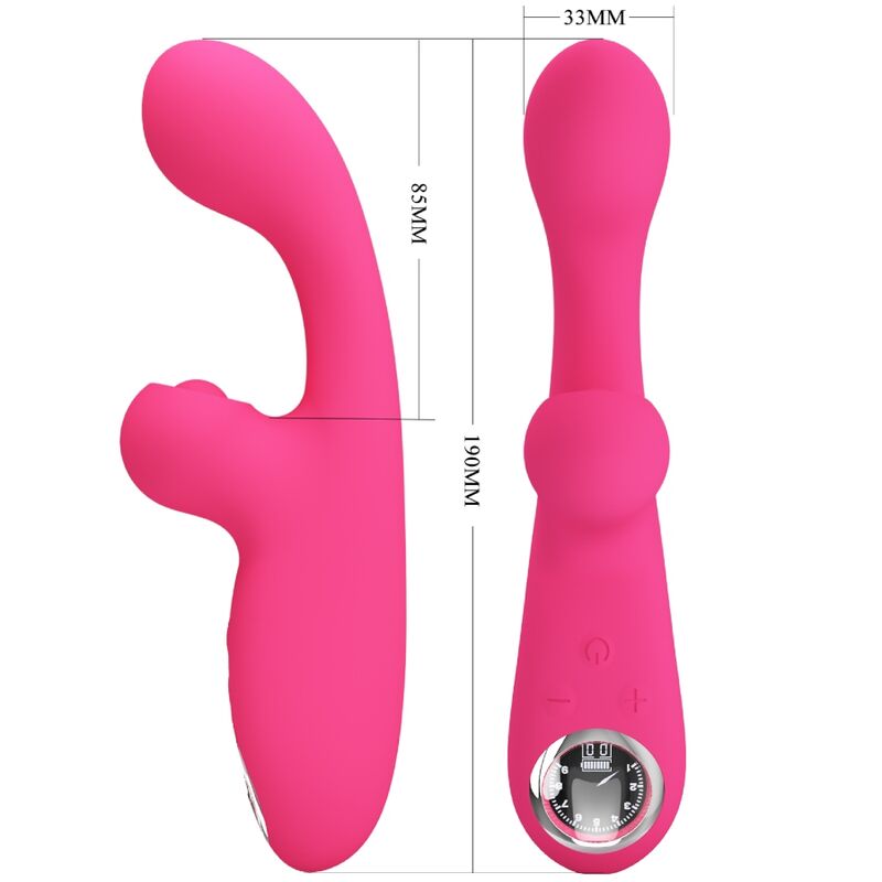 PRETTY LOVE - Skylar Pink Stimulator Vibrator
