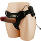 PRETTY LOVE - Starks Harness Briefs Multi-Speed Vibration Dildo 17,5 Cm Light Brown