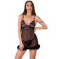 LIVCO CORSETTI FASHION - Zerunam Set Babydoll + Zwart Thong