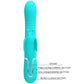 PRETTY LOVE - Multifunction Rabbit Vibrator 4 In 1 Butterfly Aqua Groen
