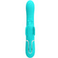 PRETTY LOVE - Multifunction Rabbit Vibrator 4 In 1 Butterfly Aqua Groen