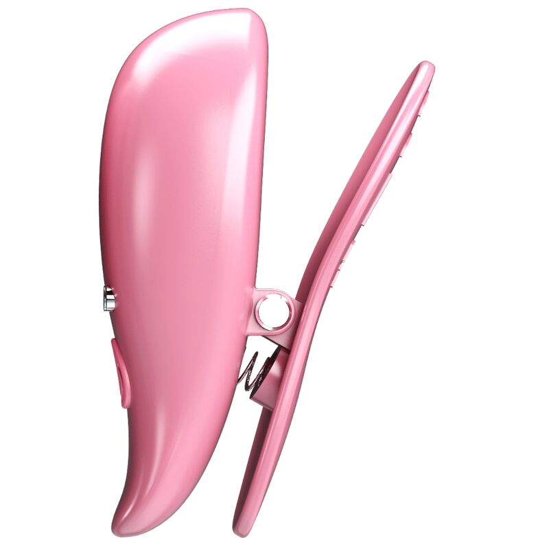 PRETTY LOVE - Leaf Vibrating Nipple Clamps Pink