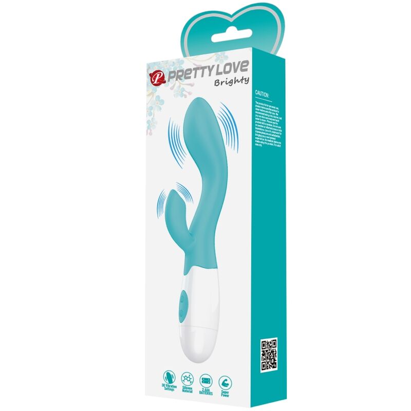 PRETTY LOVE - Brighty G-Spot Vibrator Aqua Groen