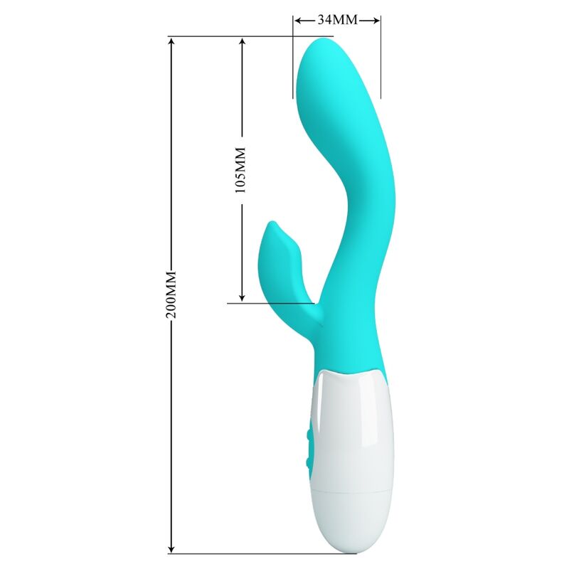 PRETTY LOVE - Brighty G-Spot Vibrator Aqua Groen