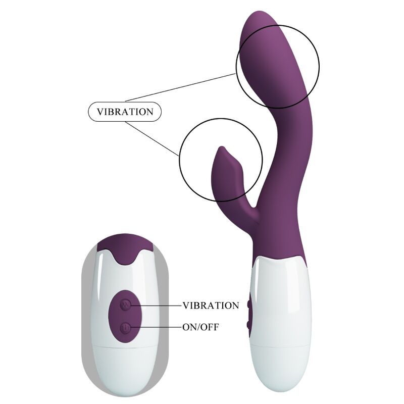 PRETTY LOVE - Brighty G-Spot Vibrator Purple