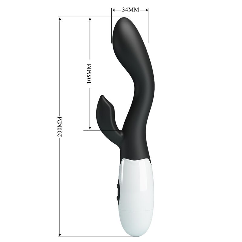 PRETTY LOVE - Brighty G-Spot Vibrator Black