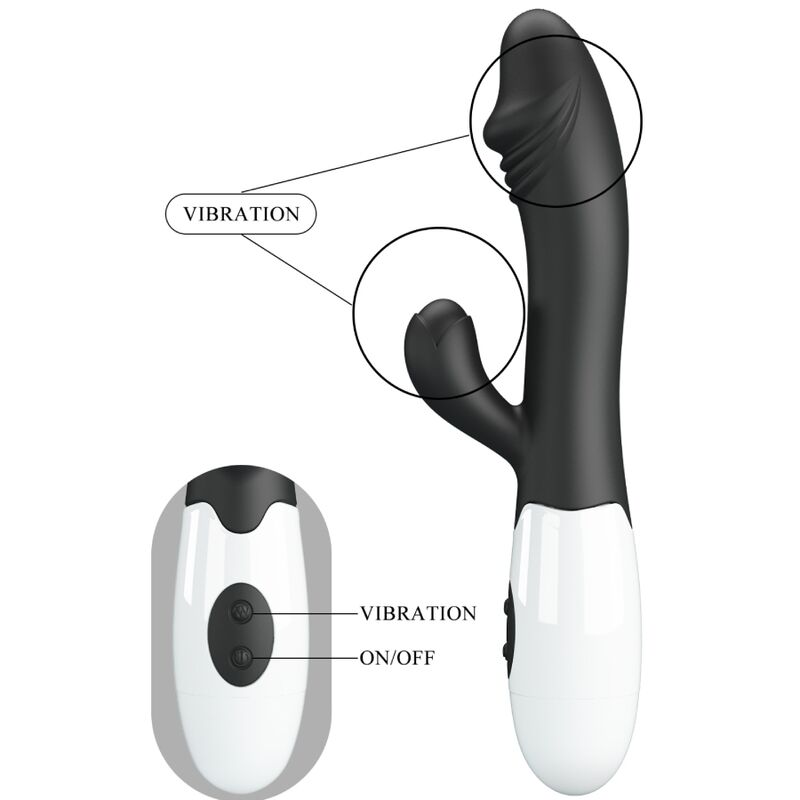 PRETTY LOVE - Snappy G-Spot Vibrator Black