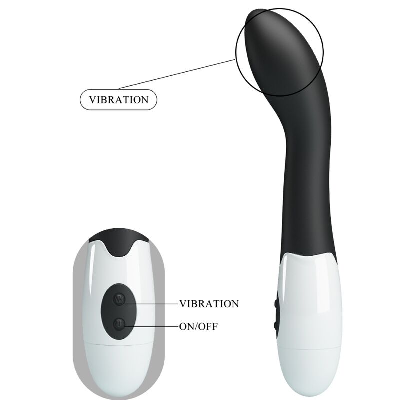 PRETTY LOVE - Bishop G-Spot Vibrator 30 Modes Zwart