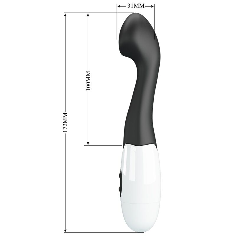 PRETTY LOVE - Charles G-Spot Vibrator 30 Modes Black