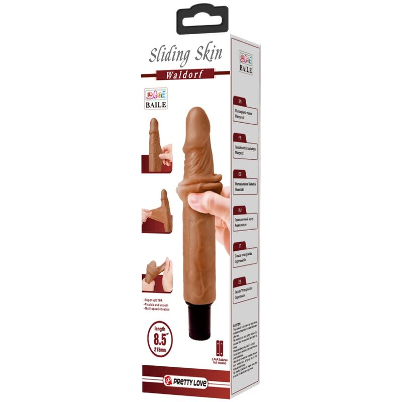 PRETTY LOVE - Waldorf Realistic Vibrator 18 Cm -O- 4 Cm