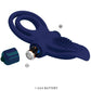 PRETTY LOVE - Bronson Double Ring With Vibration Blauw