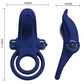 PRETTY LOVE - Bronson Double Ring With Vibration Blauw